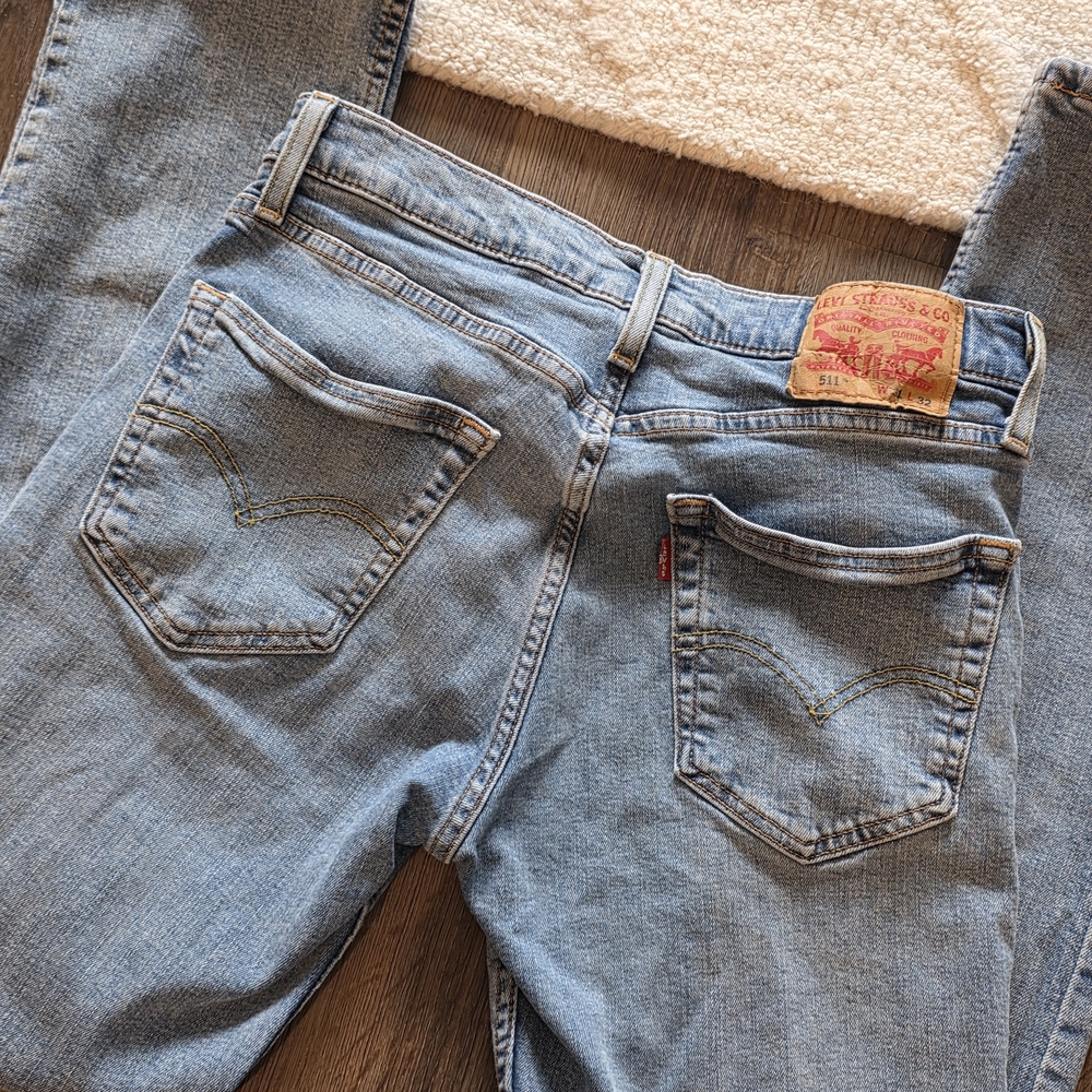 Levi's Blue Denim 511 Inseam 31 Inches - Picture 1 of 11